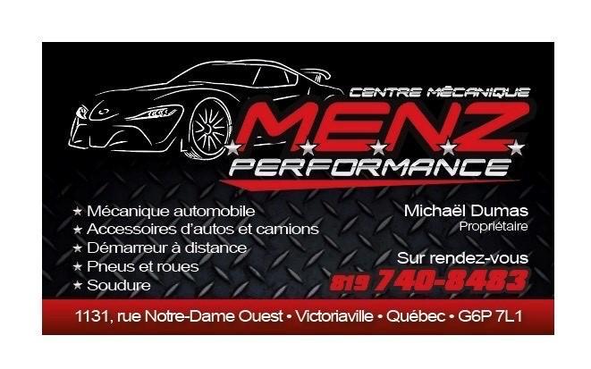 Tire Shop Centre Mécanique M.E.N.Z. Performance in Victoriaville (QC) | AutoDir