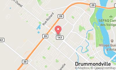 map, Hyundai Drummondville