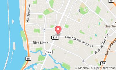 map, South Shore Group | Nissan Brossard