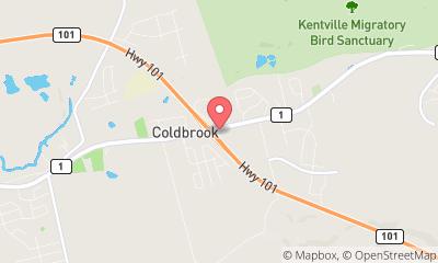 map, Greenwood Auto Sales - Coldbrook