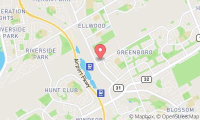 map, Car Dealership Southbank Dodge Chrysler Jeep RAM | Used Car Corner in Ottawa (ON) | AutoDir