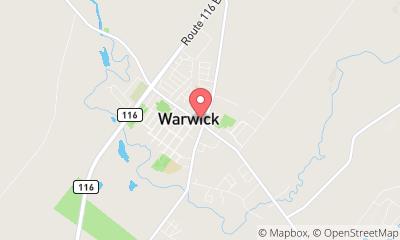 map, Centre Du Pneu Usage Warwick