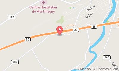 map, Centre du VR Montmagny