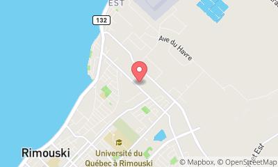 map, Concessionnaire automobile Rimouski Mitsubishi à Rimouski (QC) | AutoDir