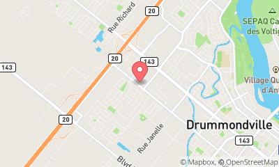 map, Occasion Beaucage Drummondville