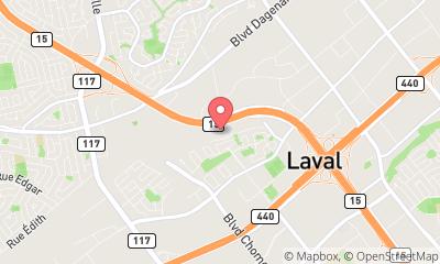 map, Prémont Harley-Davidson Laval