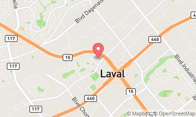 map, Roulottes A.S. Lévesque Laval