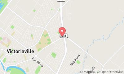 map, Agence de location automobiles Location Sauvageau inc. à Victoriaville (QC) | AutoDir