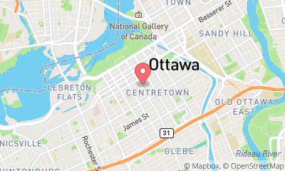 map, Ottawa Downtown Towing