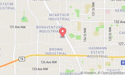 map, Edmonton Chassis Auto Repair & Inspections - Inspection automobile à Edmonton (AB) | AutoDir