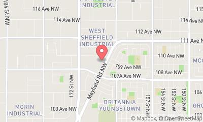 map, Thrifty Car Rental - Location long terme à Edmonton (AB) | AutoDir