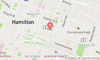 map, Speedy Auto Service Hamilton Central