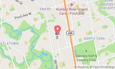 map, Toronto Bus & Truck Repair