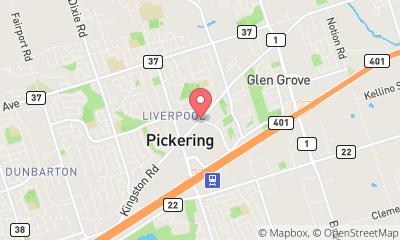 map, Sparky Express Battery Boost Service Pickering