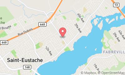 map, Jiffy lube Québec - St-Eustache