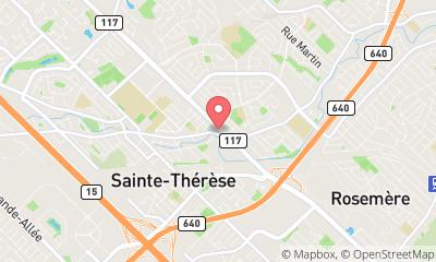 map, Jiffy Lube Quebec - Ste-Thérèse