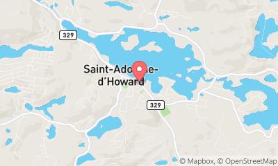 map, Marina Saint-Adolphe-d'Howard
