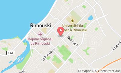 map, Auto Expert Rimouski