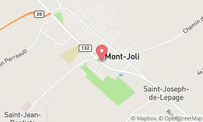 map, NAPA Pièces d'auto - NAPA Mont-Joli