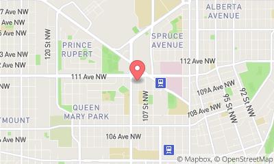 map, Strembitsky Lube - Changement huile à Edmonton (AB) | AutoDir