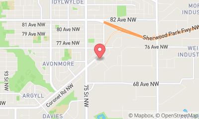 map, RV Mobile Edmonton - Location de VR à Edmonton (AB) | AutoDir