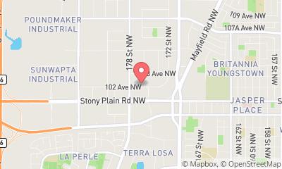 map, Thrifty Car Rental - Location de VR à Edmonton (AB) | AutoDir