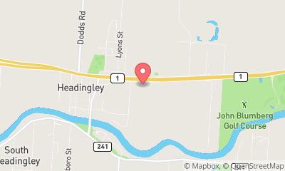 map, Headingley Sport Shop