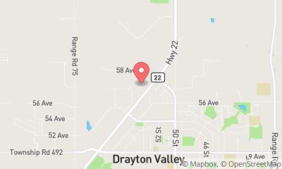 map, Drayton Valley Toyota