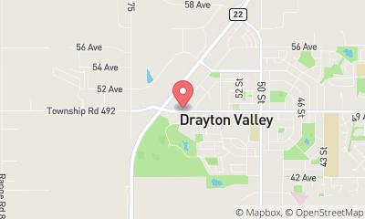 map, Tirecraft Drayton Valley