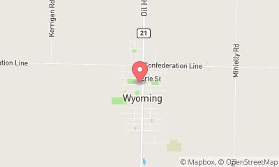 map, Wyoming Tirecraft