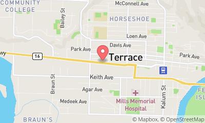 map, Terrace Chrysler Ltd.