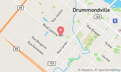 map, Pneus Bélisle Drummondville