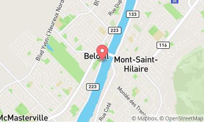 map, Location de bateau Marina Vieux-Beloeil à Beloeil (QC) | AutoDir