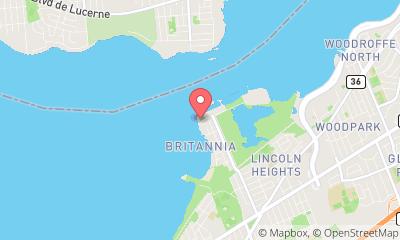 map, Britannia Yacht Club