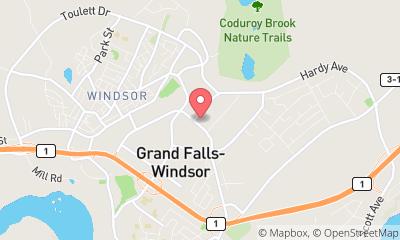 map, Nissan Grand Falls-Windsor