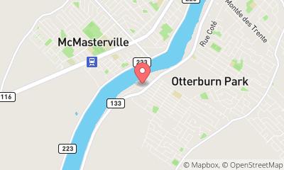 map, Otterburn Boating Club