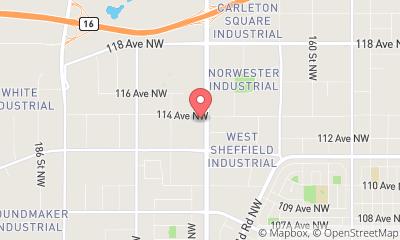map, Enterprise Truck Rental - Location de camion à Edmonton (AB) | AutoDir