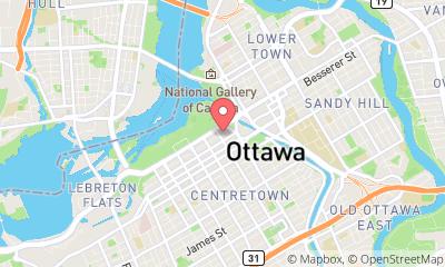 map, Escape Bicycle Tours and Rentals - Ottawa