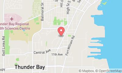 map, Thunder Bay Auto Parts