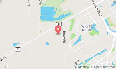 map, Pockit Self Storage - South Winnipeg