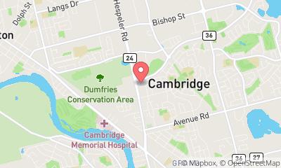 map, Cambridge Centre Honda
