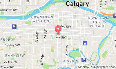 map, Towing And Storage Calgary