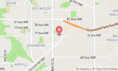 map, Bruce Stewart's Auto Repair Centre - Atelier de réparation automobile à Edmonton (AB) | AutoDir