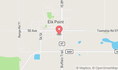map, Elk Point Tire