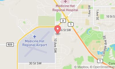 map, Medicine Hat Motorcycle Service