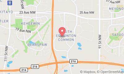 map, MEC Edmonton South - Location de bateau à 1624 99 St NW () | AutoDir