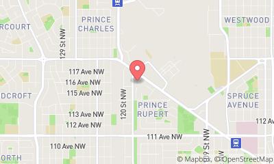 map, Canadian Tire - Inspection automobile à Edmonton (AB) | AutoDir