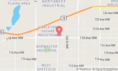 map, Fort Garry Industries Ltd - Piéces détachés camion à Edmonton (AB) | AutoDir