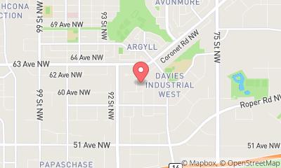 map, Sentinel Storage - Edmonton