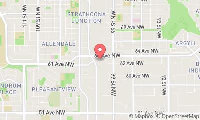 map, Jus Cuz Customs, Inc. - Réparation de moto à Edmonton (AB) | AutoDir
